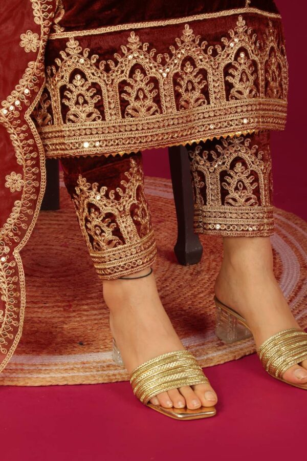 Party Wear Look Top-Dupatta and Fully Stiched Bottom - Image 8