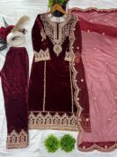 Party Wear Look Top-Dupatta and Fully Stiched Bottom