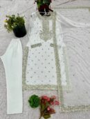New Design Party Wear Look Fancy Top-Dupatta and Fully Stitched Sharara