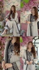 Party Wear Look Heavy Faux Georgette Top Bottom & Dupatta Set