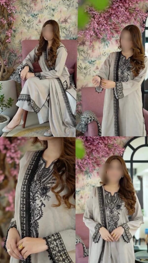 Party Wear Look Heavy Faux Georgette Top Bottom & Dupatta Set