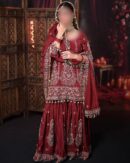 Heavy Faux Georgette Top Plazzo & Dupatta Set