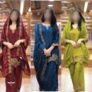 jimmy choo Silk And Heavy Embroidery Sequence Work Top-Bottom And Dupatta Set